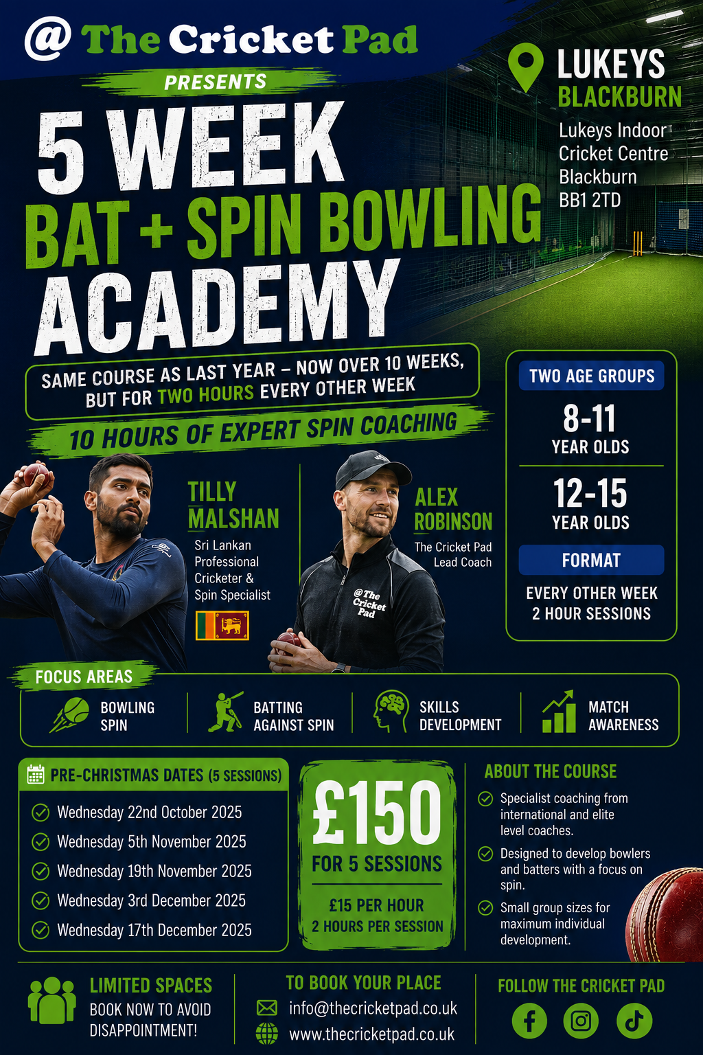 Winter Spin + Bat Course poster